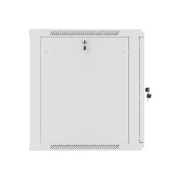 Lanberg WF01-6612-10S 19" 12U SZÉL:600mm MÉLY:600mm MAG:645mm lapraszerelt üvegajtós szürke fali rack szekrény
