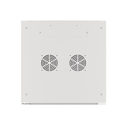 Lanberg WF01-6612-10S 19" 12U SZÉL:600mm MÉLY:600mm MAG:645mm lapraszerelt üvegajtós szürke fali rack szekrény