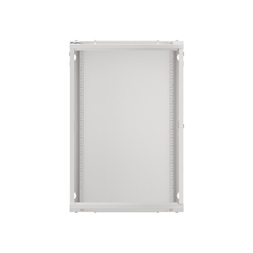 Lanberg WF01-6618-10S 19" 18U SZÉL:600mm MÉLY:600mm MAG:907mm lapraszerelt üvegajtós szürke fali rack szekrény