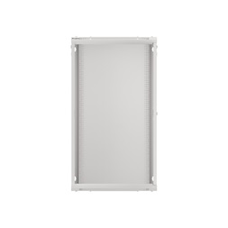 Lanberg WF01-6622-10S 19" 22U SZÉL:600mm MÉLY:600mm MAG:1085mm lapraszerelt üvegajtós szürke fali rack szekrény