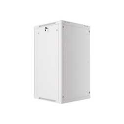 Lanberg WF01-6622-10S 19" 22U SZÉL:600mm MÉLY:600mm MAG:1085mm lapraszerelt üvegajtós szürke fali rack szekrény