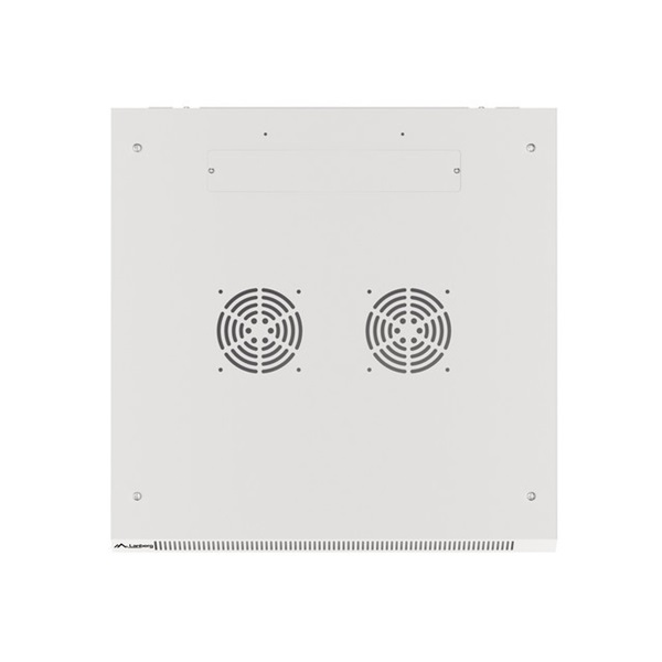 Lanberg WF01-6622-10S 19" 22U SZÉL:600mm MÉLY:600mm MAG:1085mm lapraszerelt üvegajtós szürke fali rack szekrény