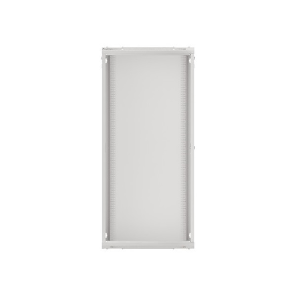 Lanberg WF01-6627-10S 19" 27U SZÉL:600mm MÉLY:600mm MAG:1307mm lapraszerelt üvegajtós szürke fali rack szekrény