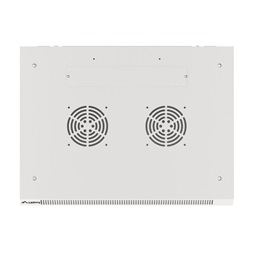 Lanberg WF01-6406-00S 19" 6U SZÉL:600mm MÉLY:450mm MAG:600mm lapraszerelt fémajtós szürke fali rack szekrény