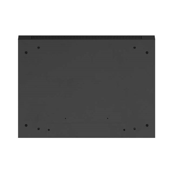 Lanberg WF01-6409-23B 19" 9U SZÉL:600mm MÉLY:450mm MAG:512mm lapraszerelt perforált ajtós fekete fali rack szekrény
