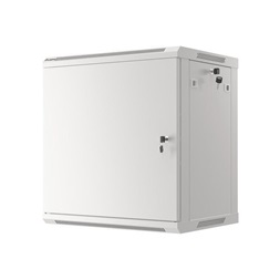 Lanberg WF01-6412-00S 19" 12U SZÉL:600mm MÉLY:450mm MAG:645mm lapraszerelt fémajtós szürke fali rack szekrény