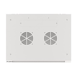 Lanberg WF01-6412-00S 19" 12U SZÉL:600mm MÉLY:450mm MAG:645mm lapraszerelt fémajtós szürke fali rack szekrény