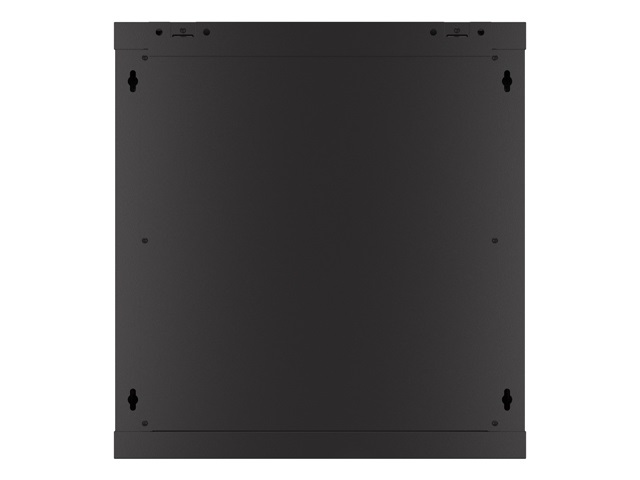 Lanberg WF01-6412-23B 19" 12U SZÉL:600mm MÉLY:450mm MAG:512mm lapraszerelt perforált ajtós fekete fali rack szekrény