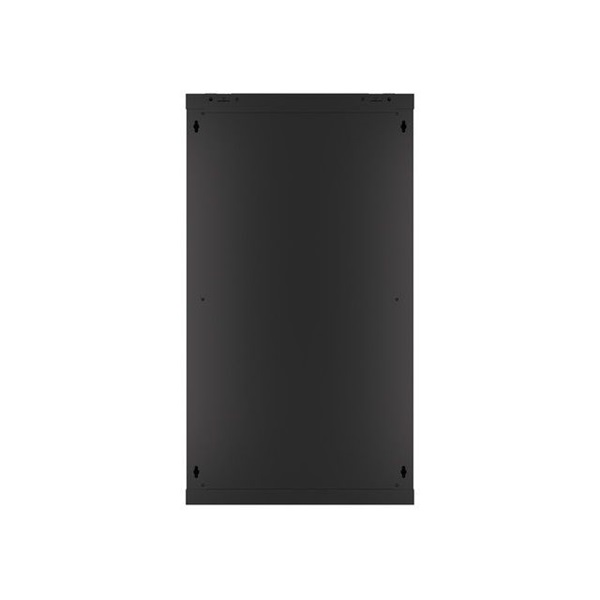 Lanberg WF01-6422-10B 19" 22U SZÉL:600mm MÉLY:450mm MAG:1085mm lapraszerelt üvegajtós fekete fali rack szekrény