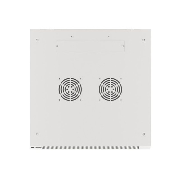 Lanberg WF01-6606-00S 19" 6U SZÉL:600mm MÉLY:600mm MAG:379mm lapraszerelt fémajtós szürke fali rack szekrény