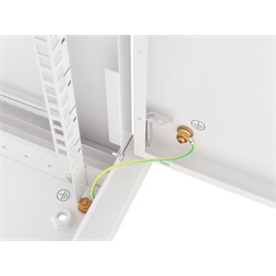 Lanberg WF01-6606-00S 19" 6U SZÉL:600mm MÉLY:600mm MAG:379mm lapraszerelt fémajtós szürke fali rack szekrény