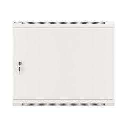 Lanberg WF01-6609-00S 19" 9U SZÉL:600mm MÉLY:600mm MAG:512mm lapraszerelt fémajtós szürke fali rack szekrény