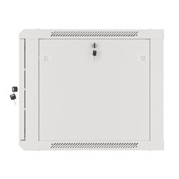 Lanberg WF01-6609-00S 19" 9U SZÉL:600mm MÉLY:600mm MAG:512mm lapraszerelt fémajtós szürke fali rack szekrény