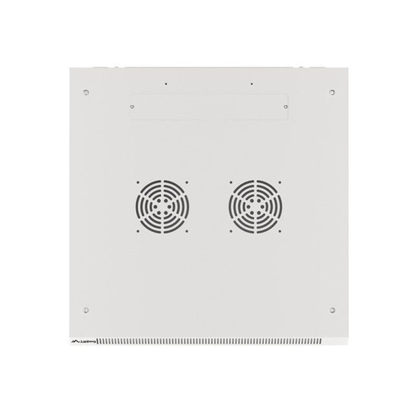 Lanberg WF01-6609-00S 19" 9U SZÉL:600mm MÉLY:600mm MAG:512mm lapraszerelt fémajtós szürke fali rack szekrény