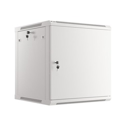 Lanberg WF01-6612-00S 19" 12U SZÉL:600mm MÉLY:600mm MAG:645mm lapraszerelt fémajtós szürke fali rack szekrény