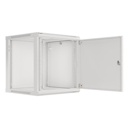 Lanberg WF01-6612-00S 19" 12U SZÉL:600mm MÉLY:600mm MAG:645mm lapraszerelt fémajtós szürke fali rack szekrény