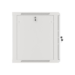 Lanberg WF01-6612-00S 19" 12U SZÉL:600mm MÉLY:600mm MAG:645mm lapraszerelt fémajtós szürke fali rack szekrény