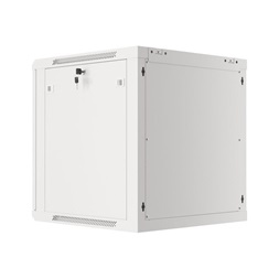 Lanberg WF01-6612-00S 19" 12U SZÉL:600mm MÉLY:600mm MAG:645mm lapraszerelt fémajtós szürke fali rack szekrény