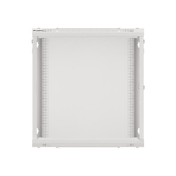 Lanberg WF01-6612-00S 19" 12U SZÉL:600mm MÉLY:600mm MAG:645mm lapraszerelt fémajtós szürke fali rack szekrény
