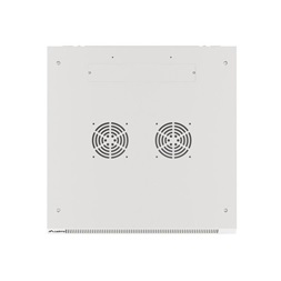 Lanberg WF01-6612-00S 19" 12U SZÉL:600mm MÉLY:600mm MAG:645mm lapraszerelt fémajtós szürke fali rack szekrény