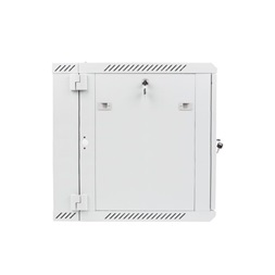 Lanberg WF02-6612-10S 19" 12U SZÉL:600mm MÉLY:600mm MAG:640mm lapraszerelt üvegajtós szürke kétrészes fali rack szekrény