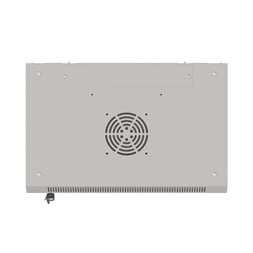 Lanberg WF03-5304-10S 19" 4U SZÉL:540mm MÉLY:350mm MAG:281mm lapraszerelt üvegajtós szürke fali rack szekrény