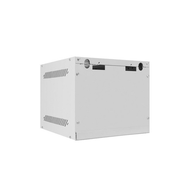 Lanberg WF10-2304-00S 10" 4U SZÉL:280mm MÉLY:310mm MAG:247mm lapraszerelt fémajtós szürke fali rack szekrény