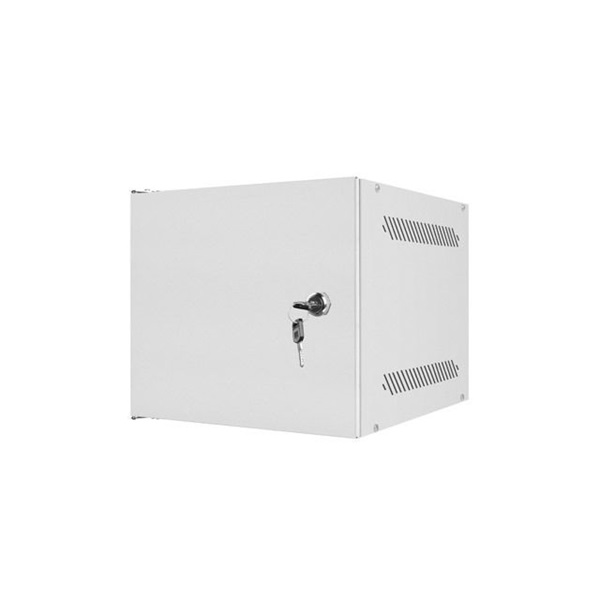 Lanberg WF10-2304-00S 10" 4U SZÉL:280mm MÉLY:310mm MAG:247mm lapraszerelt fémajtós szürke fali rack szekrény