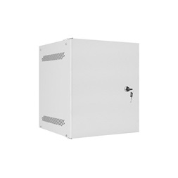 Lanberg WF10-2306-00S 10" 6U SZÉL:280mm MÉLY:310mm MAG:336mm lapraszerelt fémajtós szürke fali rack szekrény