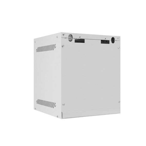 Lanberg WF10-2306-00S 10" 6U SZÉL:280mm MÉLY:310mm MAG:336mm lapraszerelt fémajtós szürke fali rack szekrény