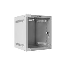 Lanberg WF10-2306-10S 10" 6U SZÉL:280mm MÉLY:310mm MAG:336mm lapraszerelt üvegajtós szürke fali rack szekrény