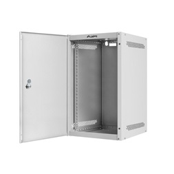 Lanberg WF10-2309-00S 10" 9U SZÉL:280mm MÉLY:310mm MAG:469mm lapraszerelt fémajtós szürke fali rack szekrény