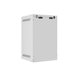 Lanberg WF10-2309-00S 10" 9U SZÉL:280mm MÉLY:310mm MAG:469mm lapraszerelt fémajtós szürke fali rack szekrény