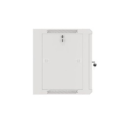 Lanberg WFFA-5409-10S 19" 9U SZÉL:570mm MÉLY:450mm MAG:500mm lapraszerelt üvegajtós szürke fali rack szekrény