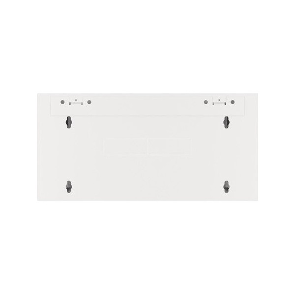 Lanberg WFFA-5604-10S 19" 4U SZÉL:570mm MÉLY:600mm MAG:277mm lapraszerelt üvegajtós szürke fali rack szekrény