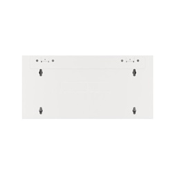 Lanberg WFFA-5604-10S 19" 4U SZÉL:570mm MÉLY:600mm MAG:277mm lapraszerelt üvegajtós szürke fali rack szekrény