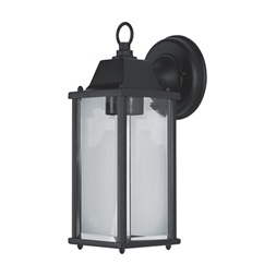Ledvance Endura Classic Lantern Square M 1xE27/IP23K fekete kültéri LED fali lámpa