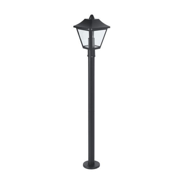 Ledvance Endura Classic Tradition 1xE27/IP44/1 m magas fekete kültéri állólámpa