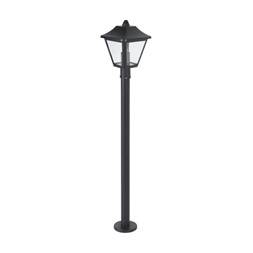 Ledvance Endura Classic Tradition 1xE27/IP44/1 m magas fekete kültéri állólámpa