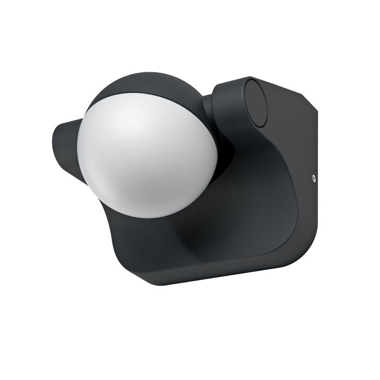 Ledvance Endura Style Sphere 3000K/IP44/8W sötétszürke forgatható kültéri fali LED lámpa