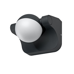 Ledvance Endura Style Sphere 3000K/IP44/8W sötétszürke forgatható kültéri fali LED lámpa
