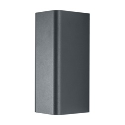 Ledvance Endura Style UpDown Midi Square 3000K/IP44/14W meghatározott sugárzási szög/sötétszürke kültéri fali LED lámpa