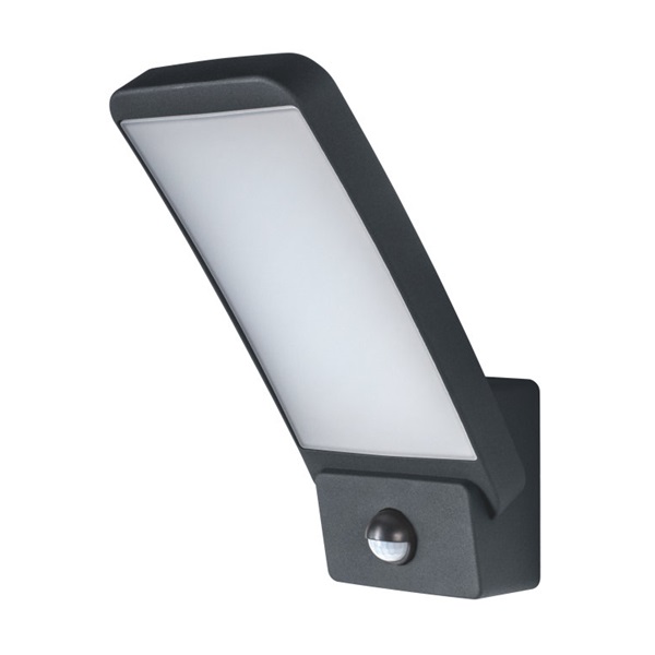 Ledvance Endura Style Wall Square 3000K/IP44/mozgásérzékelővel/15W sötétszürke kültéri fali LED lámpa
