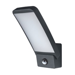 Ledvance Endura Style Wall Square 3000K/IP44/mozgásérzékelővel/15W sötétszürke kültéri fali LED lámpa
