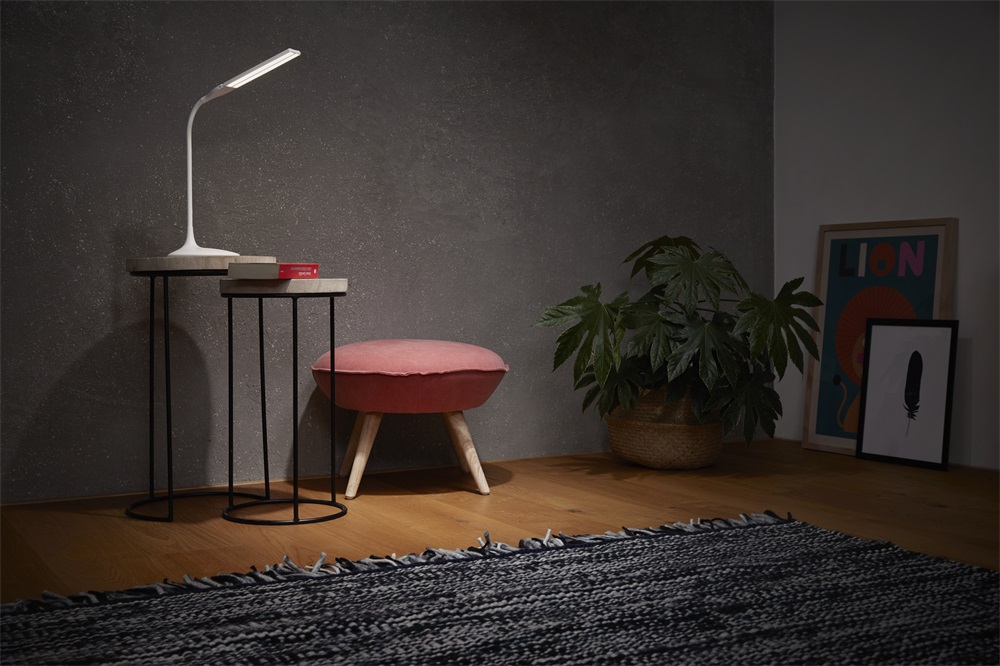 Ledvance Panan Disc Single 5W/3000K/220lm/IP20 érintéssel szabályozható fehér asztali lámpa