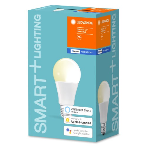 Ledvance Smart+ BT fényforrás, áll. fényerővel, 9W 2700K E27 okos,  vezérelhető intelligens fényforrás