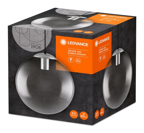 Ledvance Vintage 1906 Bubble 300 mm/max. 60W/1xE27 füstüveg függesztett lámpa