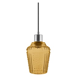 Ledvance Vintage 1906 Carved Jar max. 60W/1xE27 narancssárga függesztett lámpa
