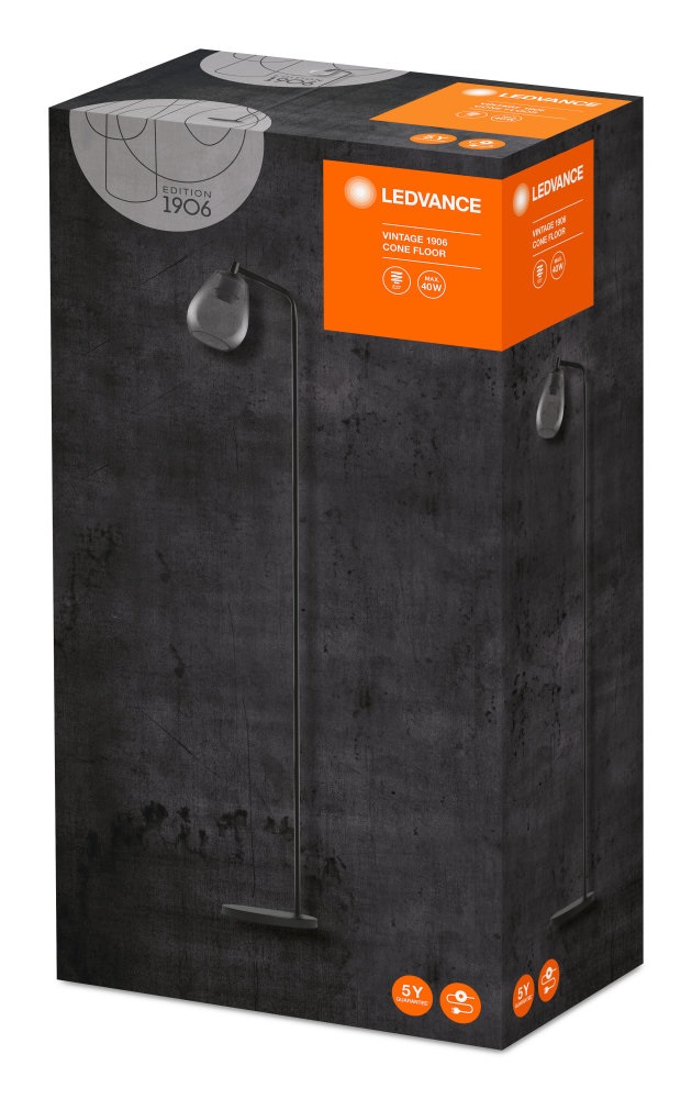 Ledvance Vintage 1906 Cone max. 60W/1xE27/IP20  füstüveg állólámpa