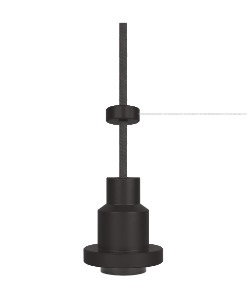Ledvance Vintage 1906 PenduLum 68 mm/max. 60W/1xE27  fekete függesztett lámpatest